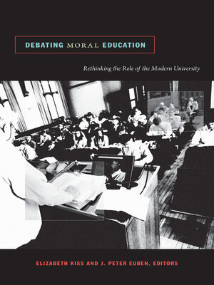 cover image of Debating Moral Education